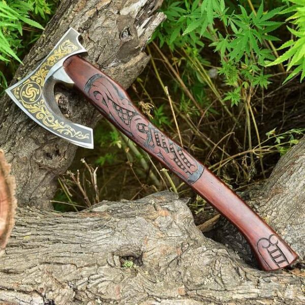 "Handcrafted Custom Viking Axe: A Bold Symbol of Norse Power and Precision" - Image 3