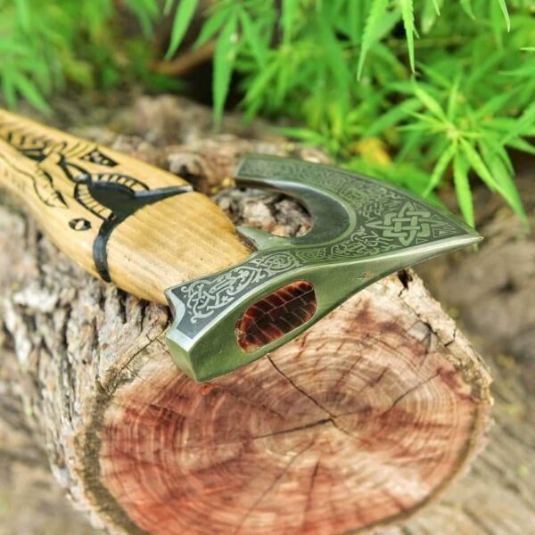 "Valhalla’s Edge: Handmade Viking Axe Crafted for Strength and Legacy" - Image 4