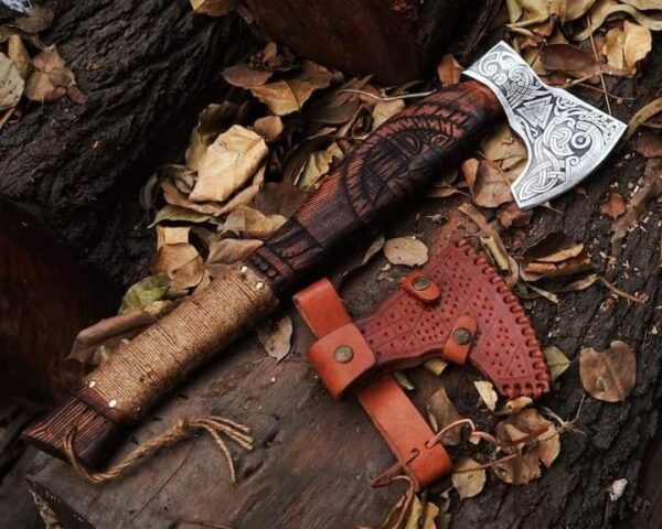 "Handmade Viking Axe in Premium Quality: A Masterpiece of Strength and Artistry" - Image 6