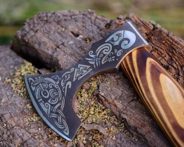 "Handmade Viking Axe in Premium Quality: A Masterpiece of Strength, Durability, and Craftsmanship" - Image 2