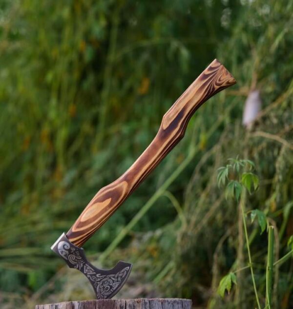 "Handmade Viking Axe in Premium Quality: A Masterpiece of Strength, Durability, and Craftsmanship" - Image 3