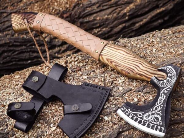 "Unleashing Power and Precision: The Custom Handmade Viking Axe in Premium Quality" - Image 3