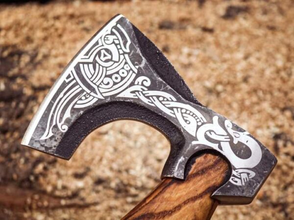"Unleashing Power and Precision: The Custom Handmade Viking Axe in Premium Quality" - Image 4