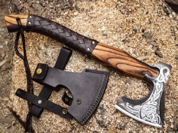 "Unleashing Power and Precision: The Custom Handmade Viking Axe in Premium Quality"