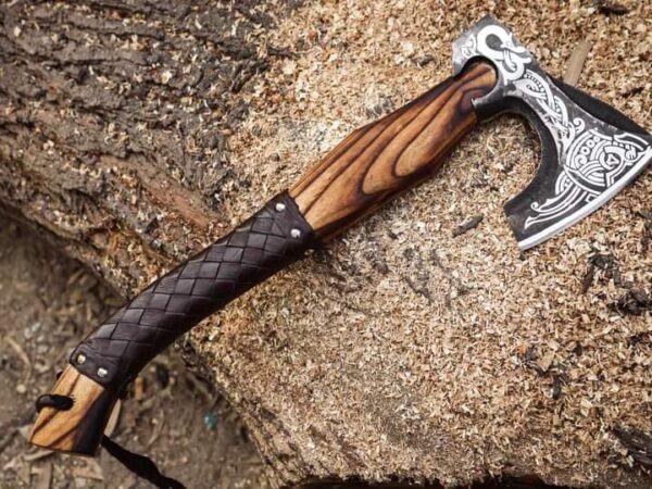 "Unleashing Power and Precision: The Custom Handmade Viking Axe in Premium Quality" - Image 7