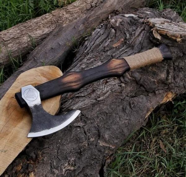 "Masterfully Crafted: The Custom Handmade Hand-forged Axe in Premium Quality for Unmatched Performance and Durability" - Image 4