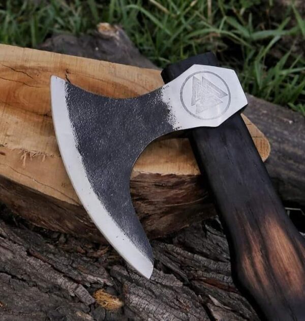 "Masterfully Crafted: The Custom Handmade Hand-forged Axe in Premium Quality for Unmatched Performance and Durability" - Image 2