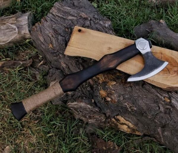 "Masterfully Crafted: The Custom Handmade Hand-forged Axe in Premium Quality for Unmatched Performance and Durability"