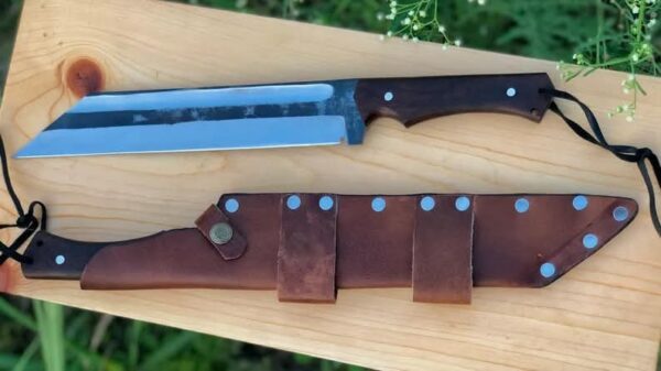 "Mastering the Blade: The Timeless Craft of Handmade Stainless Steel Seax Knives, Fusing Tradition with Durability and Precision."