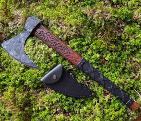 "Premium Quality Handmade Handforged Viking Axe: Masterfully Crafted for Durability and Precision" - Image 4
