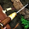 "Custom Handmade Viking Seax Knife in Premium Quality: A Masterpiece of Traditional Craftsmanship and Durability" - Image 6