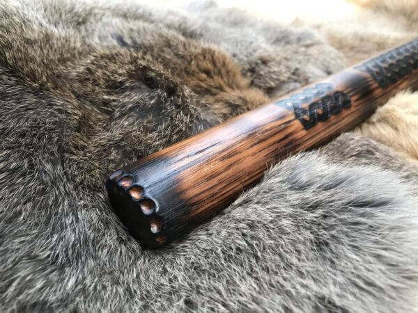 "Custom Handmade Forge Viking Axe: Expertly Crafted with a Sturdy Ash Wood Handle and Hand-Forged Carbon Steel Head for Ultimate Strength, Durability, and Authentic Viking Craftsmanship" - Image 6