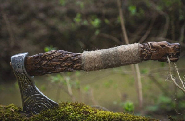 "Reviving the Viking Spirit: The Custom Handmade Viking Axe in Premium Quality for Exceptional Strength, Precision, and Heritage" - Image 5