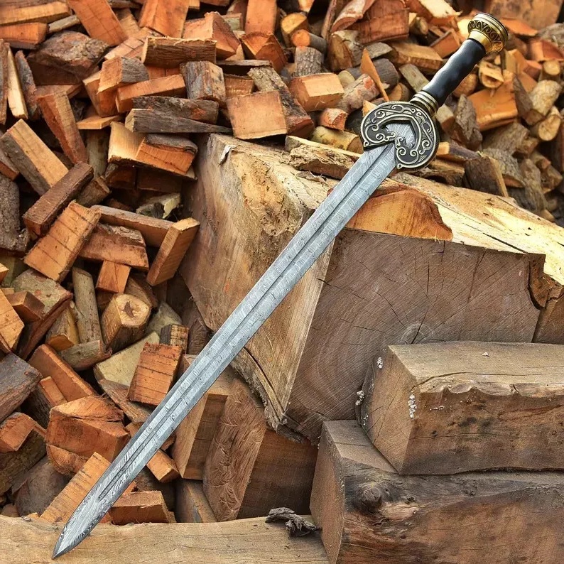 "Lord of the Rings King Théoden's Herugrim Sword – Exquisite Replica of the Iconic Weapon of Rohan"